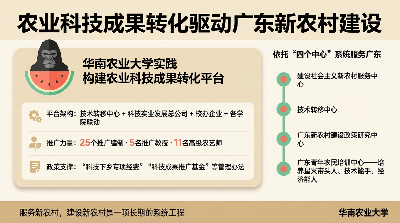 参考第一张图创作的农业大学介绍实验,含猩猩和西瓜元素